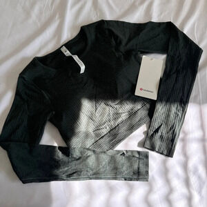 🆕💚 Lululemon Ebb to Street Long Sleeve Shirt - Smoked Spruce